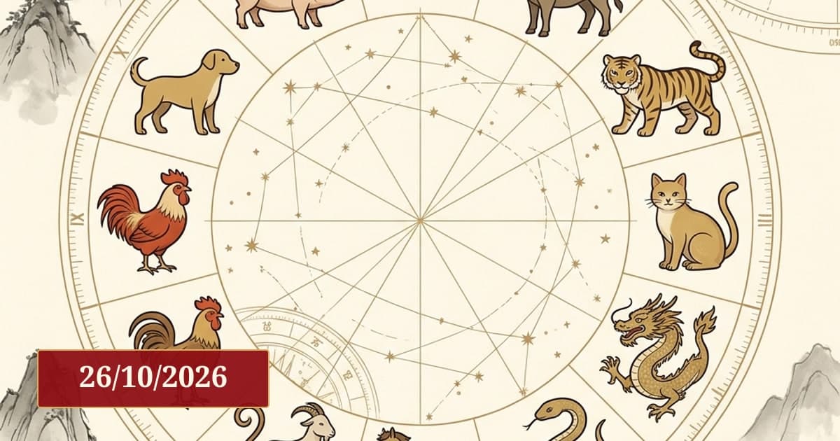 Tử vi hàng ngày 12 con giáp 26/10/2026