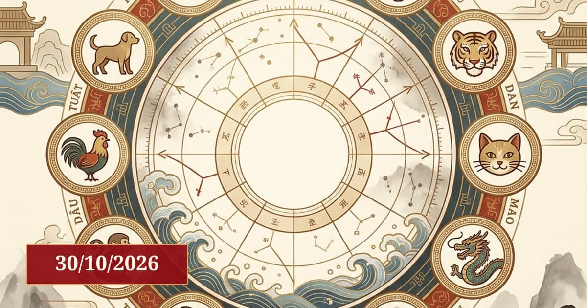 Tử vi hàng ngày 12 con giáp 30/10/2026