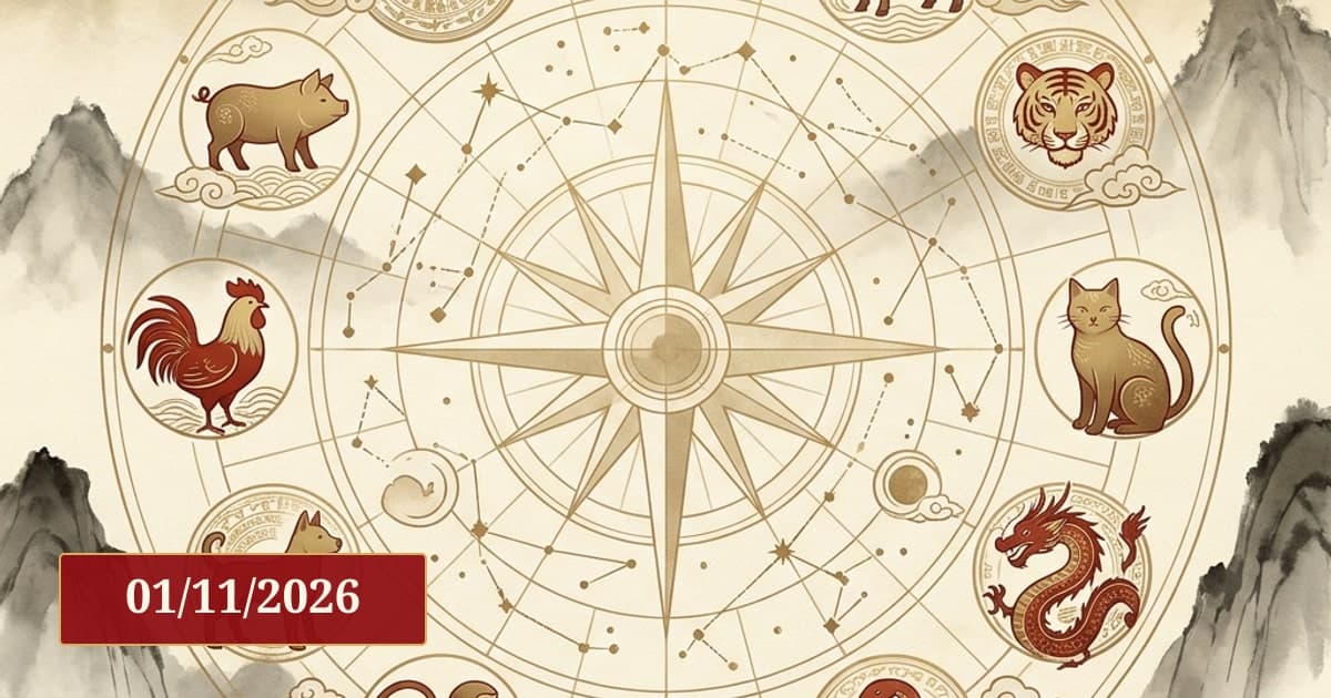 Tử vi hàng ngày 12 con giáp 01/11/2026