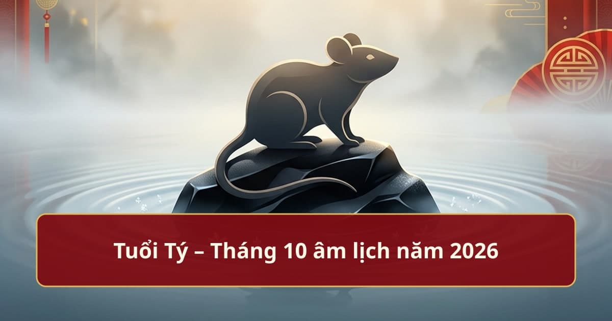 Tử vi Tuổi Tý tháng 10 âm lịch 2026: Biến Áp Lực Thành Bước Đệm Thăng Tiến