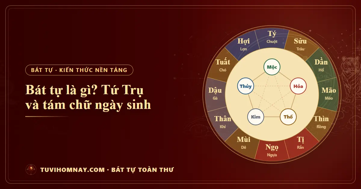 Bát tự là gì? Tứ Trụ và tám chữ ngày sinh — Bát tự toàn thư