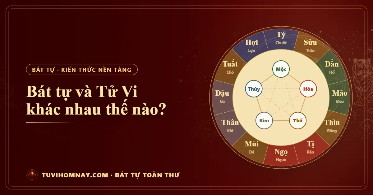 Bát tự và Tử Vi khác nhau thế nào? — Bát tự toàn thư