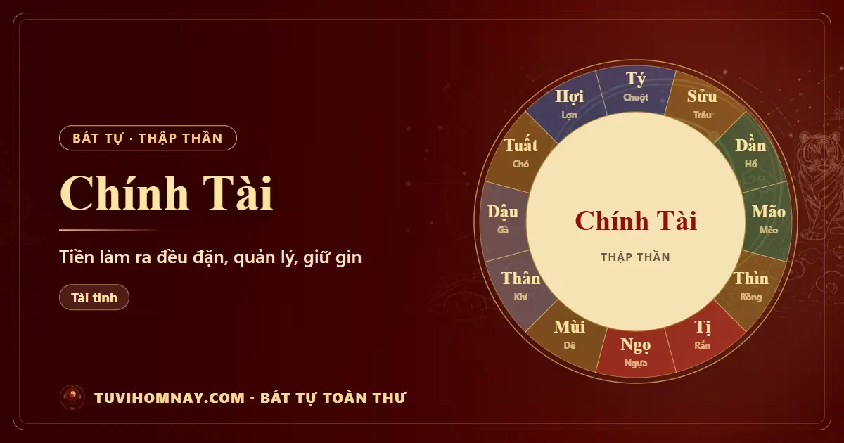 Chính Tài trong Bát tự — Bát tự toàn thư