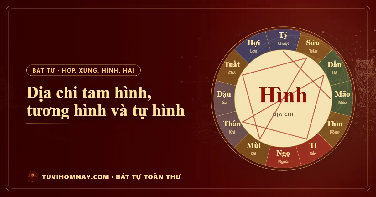 Địa chi tam hình, tương hình và tự hình — Bát tự toàn thư