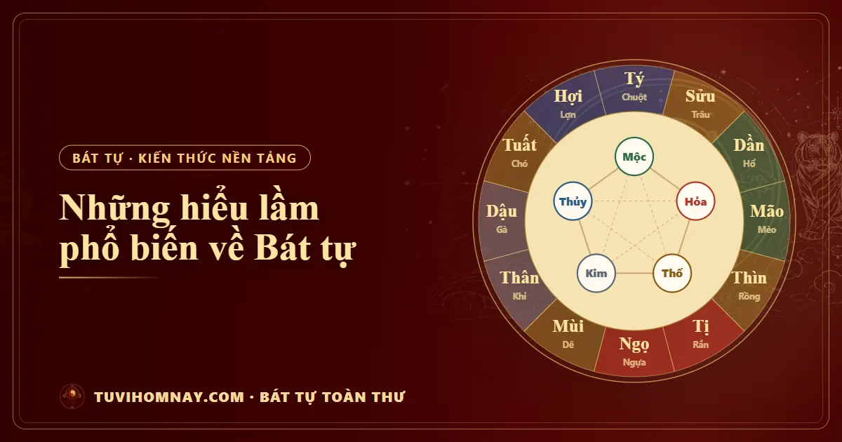 Những hiểu lầm phổ biến về Bát tự — Bát tự toàn thư