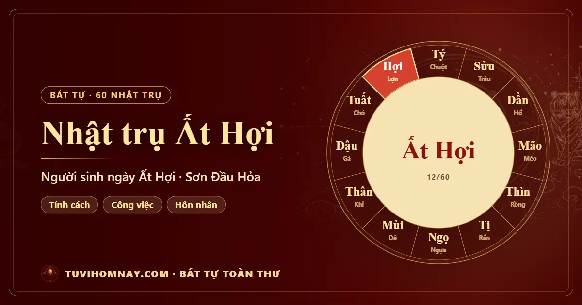 Nhật trụ Ất Hợi: người sinh ngày Ất Hợi — Bát tự toàn thư