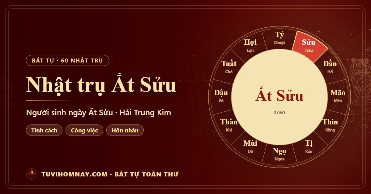 Nhật trụ Ất Sửu: người sinh ngày Ất Sửu — Bát tự toàn thư