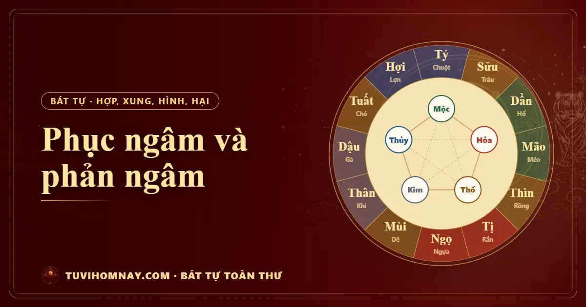 Phục ngâm và phản ngâm — Bát tự toàn thư