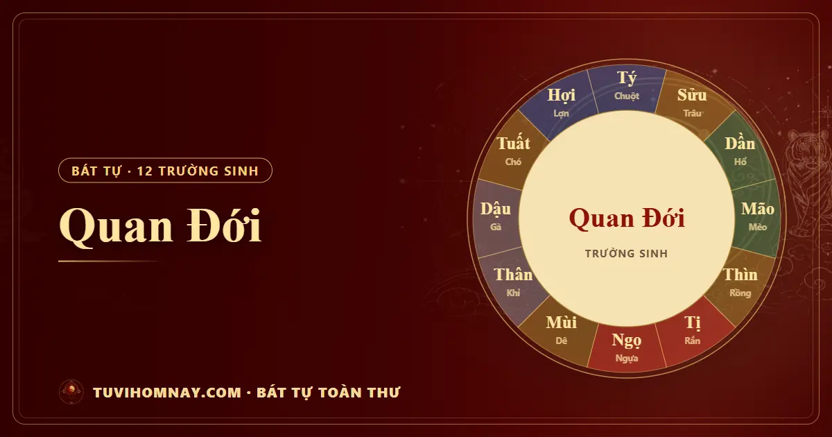 Quan Đới trong 12 trường sinh Bát tự — Bát tự toàn thư