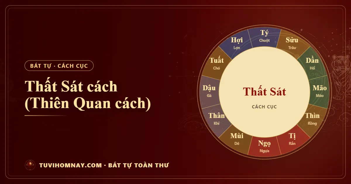 Thất Sát cách (Thiên Quan cách) trong Bát tự — Bát tự toàn thư