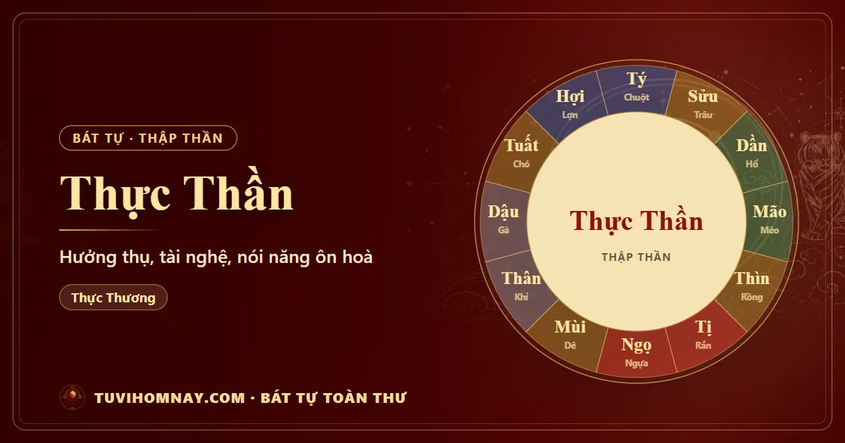 Thực Thần trong Bát tự — Bát tự toàn thư