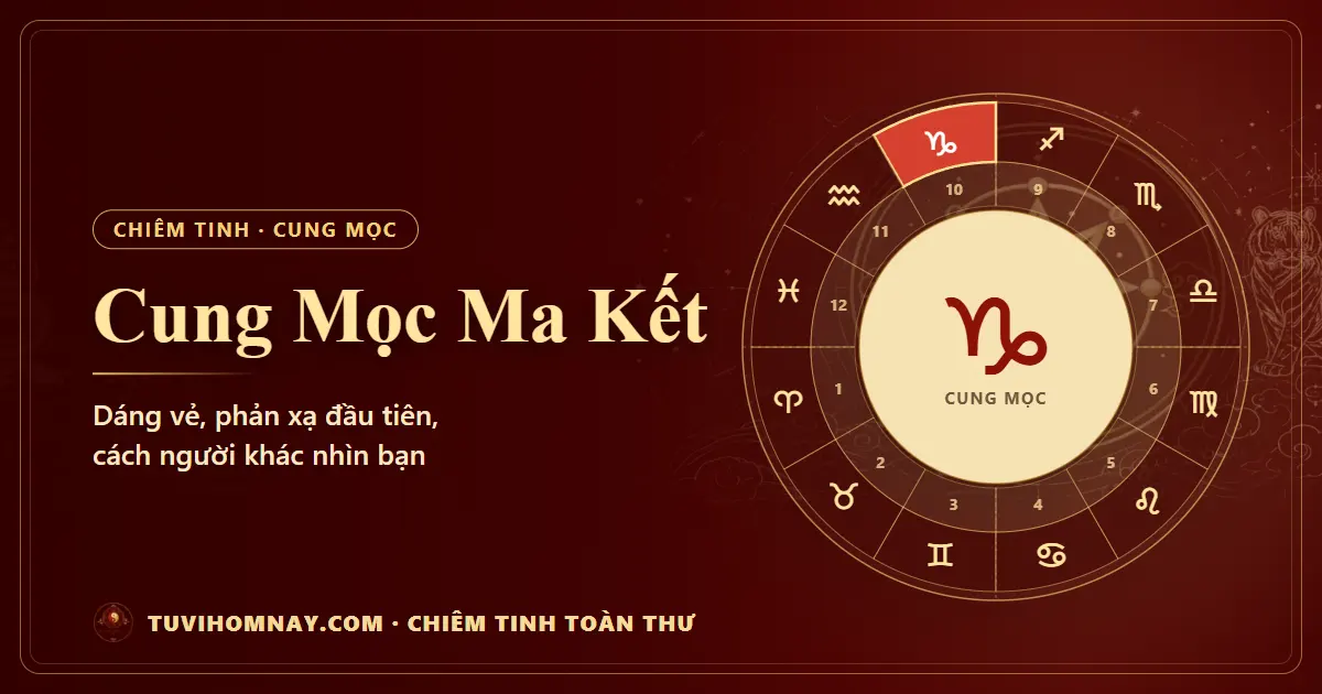 Cung Mọc Ma Kết — Chiêm tinh toàn thư