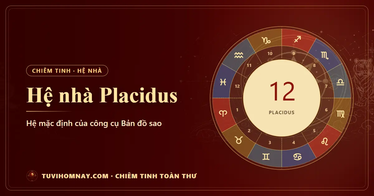 Hệ nhà Placidus: vì sao nhà to nhà nhỏ? — Chiêm tinh toàn thư