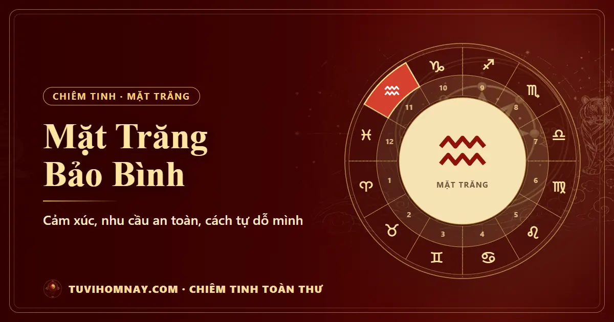Mặt Trăng Bảo Bình — Chiêm tinh toàn thư