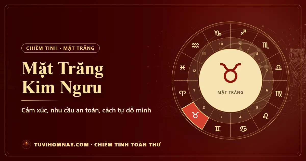 Mặt Trăng Kim Ngưu — Chiêm tinh toàn thư