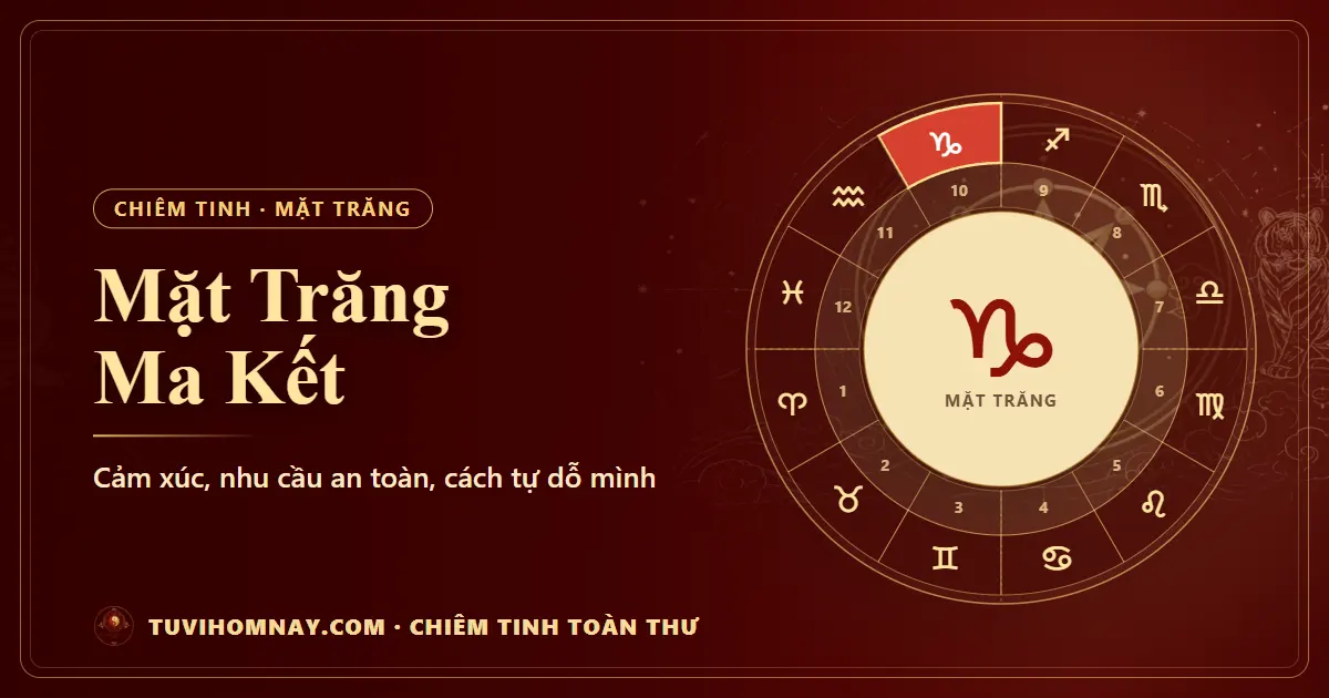 Mặt Trăng Ma Kết — Chiêm tinh toàn thư