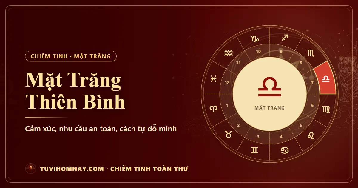 Mặt Trăng Thiên Bình — Chiêm tinh toàn thư
