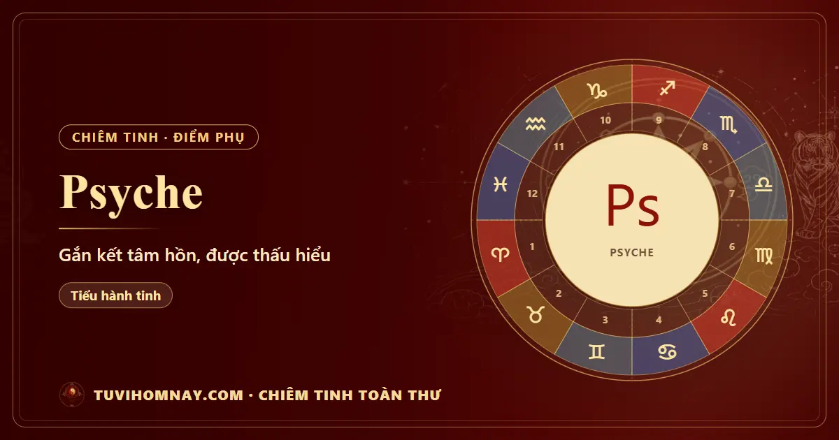Psyche trong chiêm tinh: gắn kết tâm hồn — Chiêm tinh toàn thư