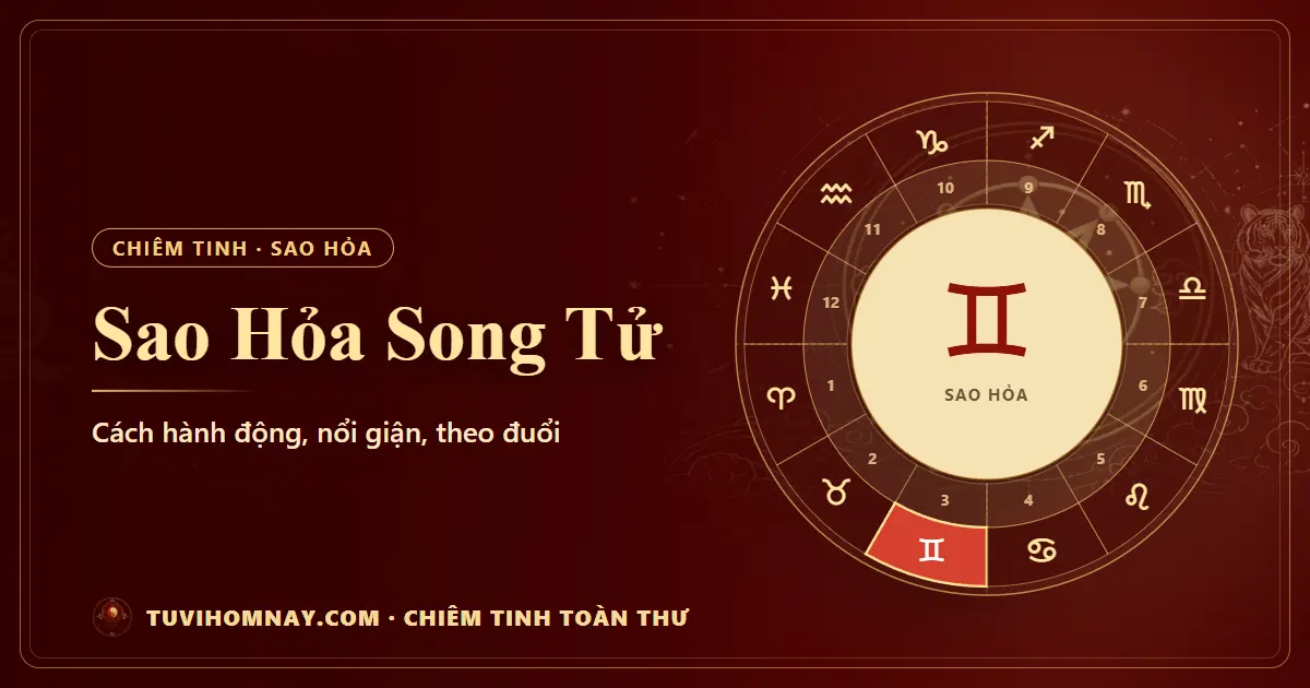 Sao Hỏa Song Tử — Chiêm tinh toàn thư
