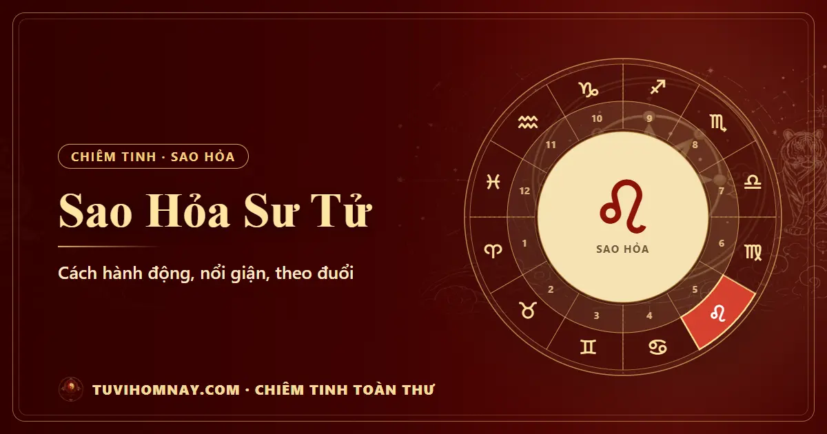 Sao Hỏa Sư Tử — Chiêm tinh toàn thư