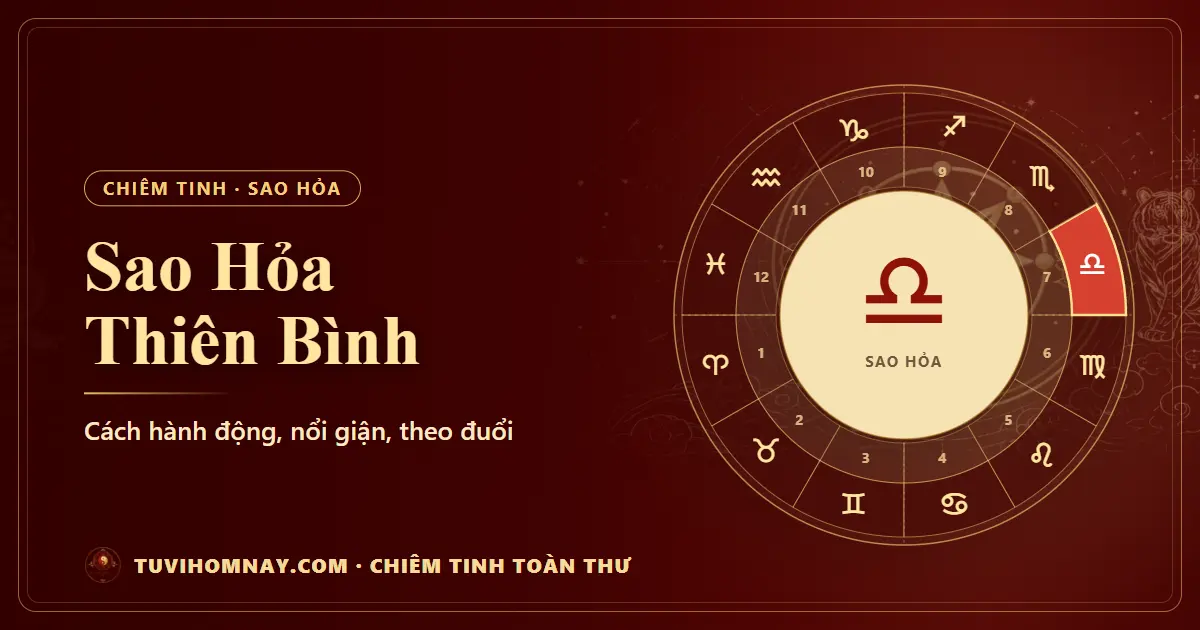 Sao Hỏa Thiên Bình — Chiêm tinh toàn thư