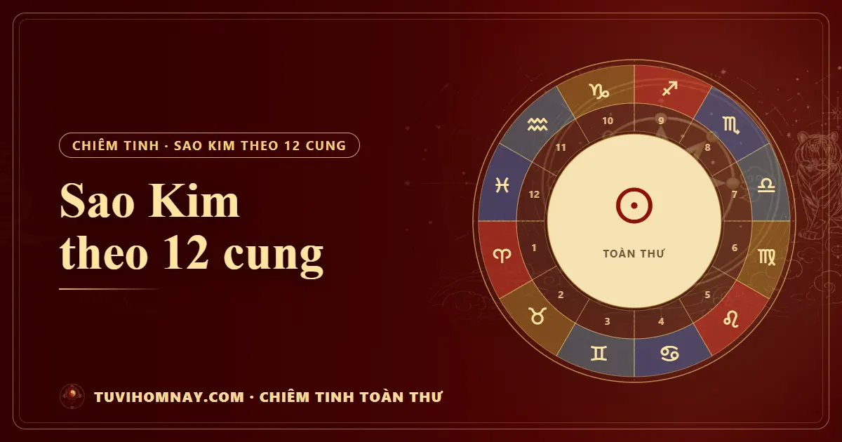 Sao Kim theo 12 cung — Chiêm tinh toàn thư