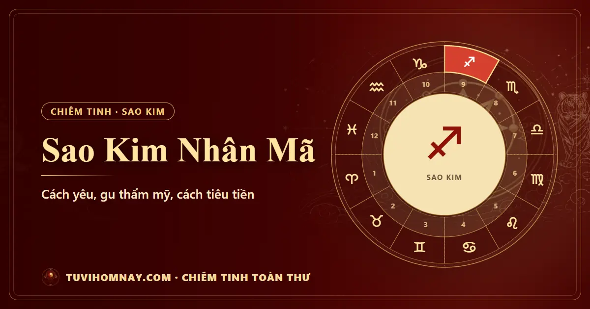 Sao Kim Nhân Mã — Chiêm tinh toàn thư