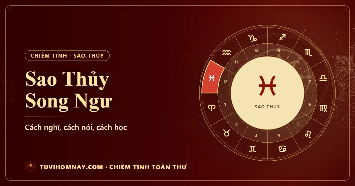 Sao Thủy Song Ngư — Chiêm tinh toàn thư
