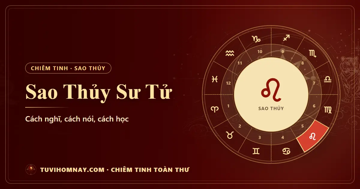 Sao Thủy Sư Tử — Chiêm tinh toàn thư