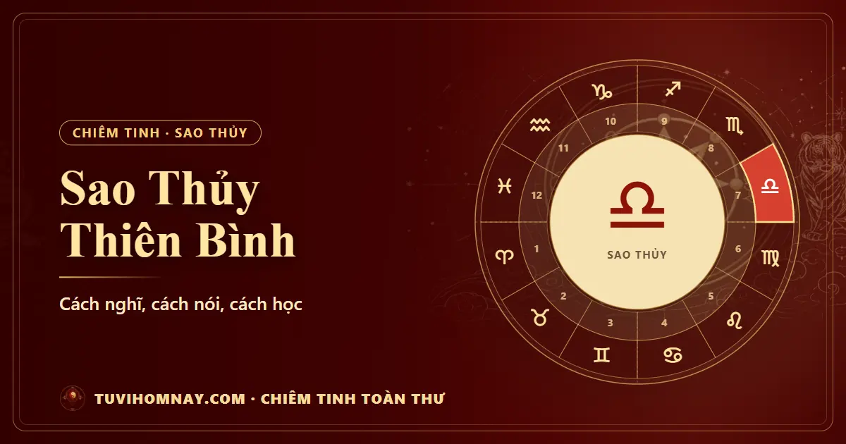 Sao Thủy Thiên Bình — Chiêm tinh toàn thư