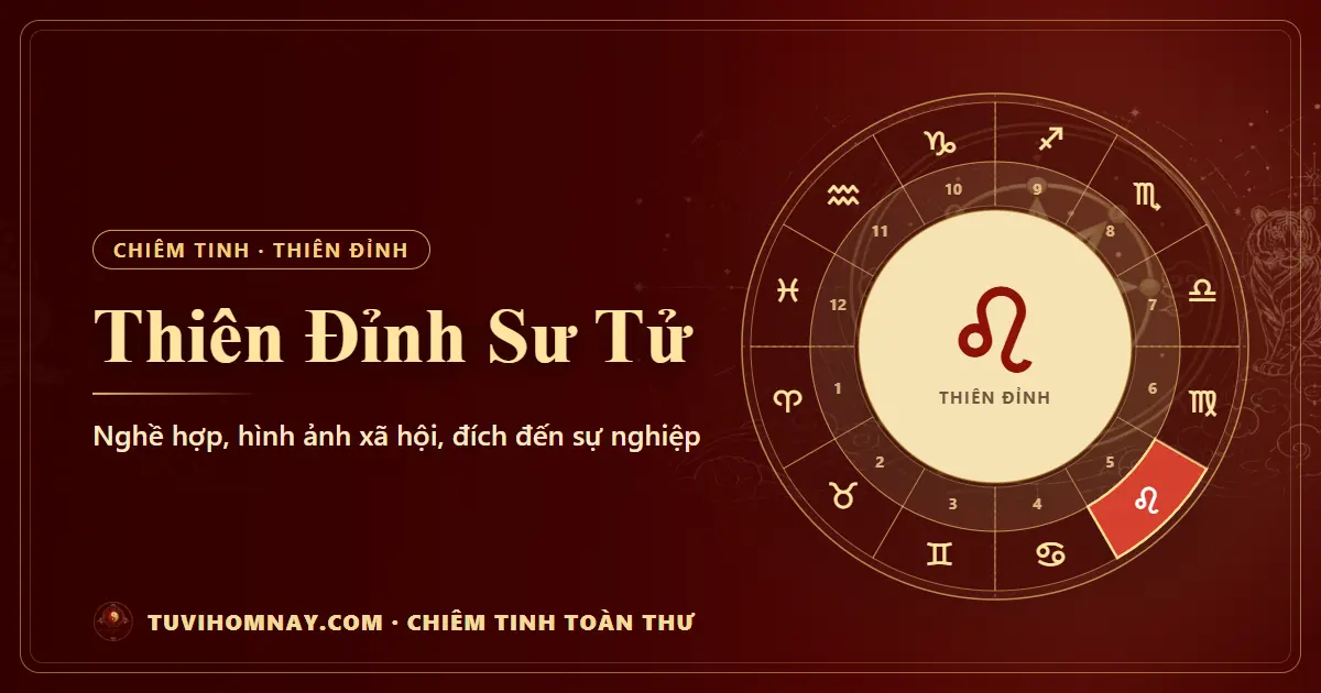 Thiên Đỉnh Sư Tử — Chiêm tinh toàn thư
