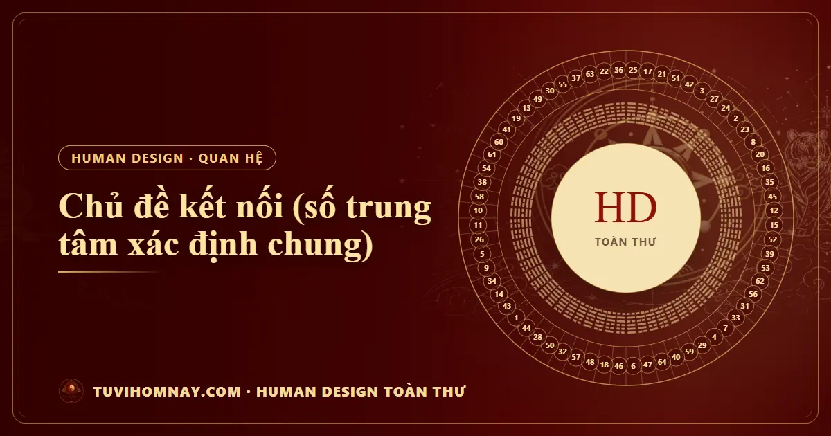 Chủ đề kết nối (số trung tâm xác định chung) — Human Design toàn thư