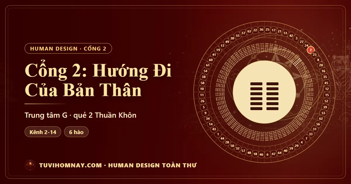 Cổng 2: Hướng Đi Của Bản Thân — Human Design toàn thư
