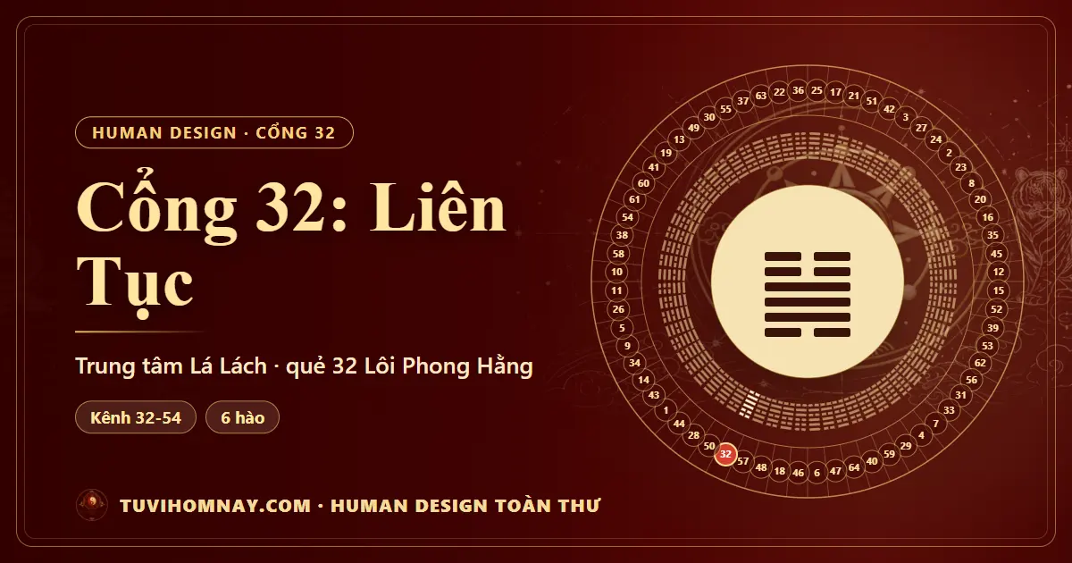 Cổng 32: Liên Tục — Human Design toàn thư