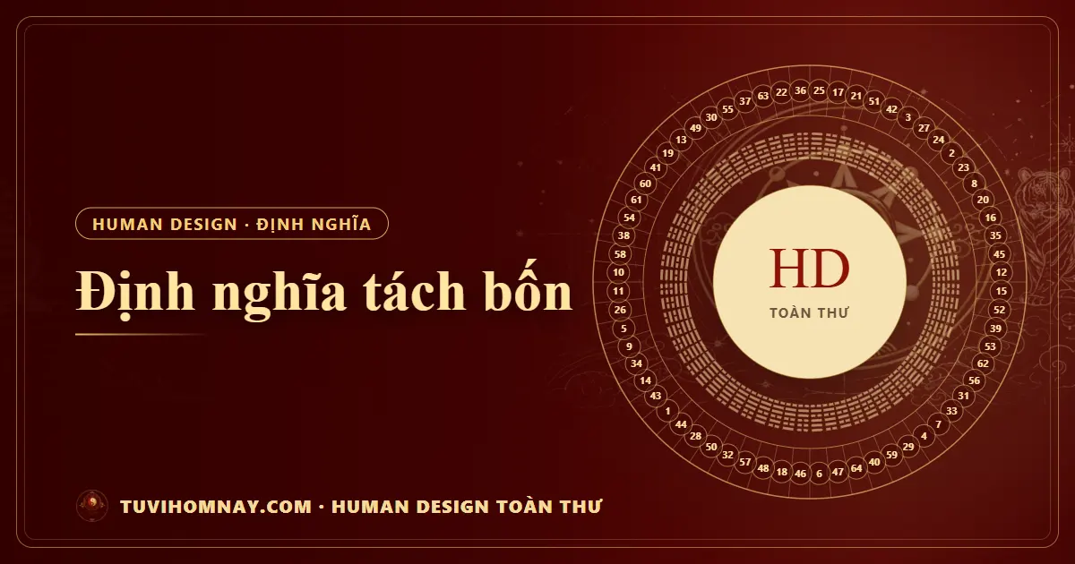 Định nghĩa tách bốn — Human Design toàn thư