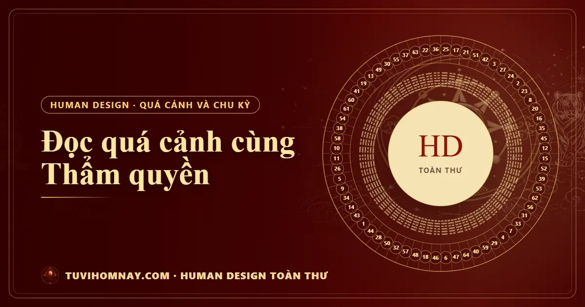 Đọc quá cảnh cùng Thẩm quyền — Human Design toàn thư