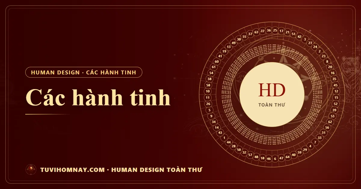 Các hành tinh — Human Design toàn thư