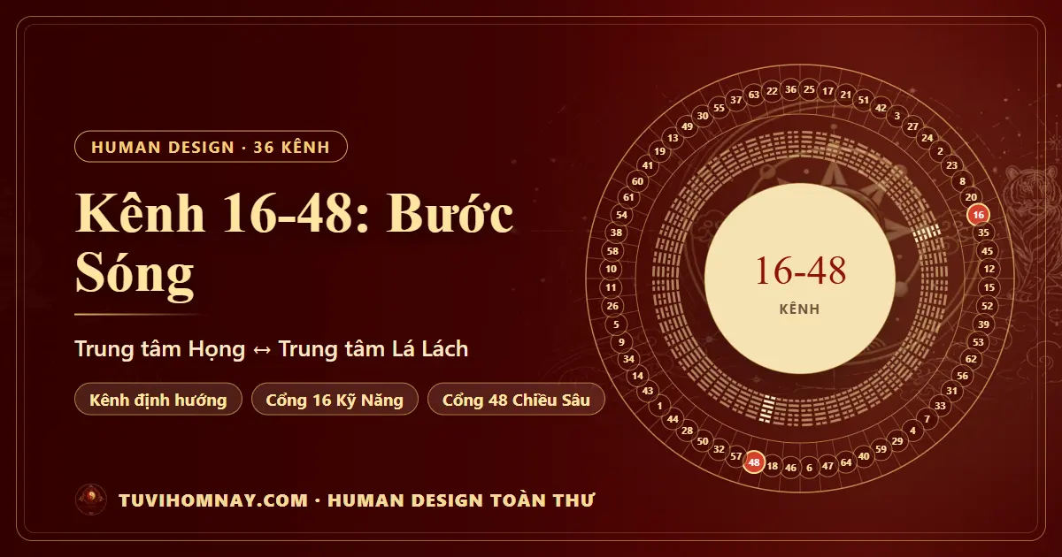 Kênh 16-48: Bước Sóng — Human Design toàn thư