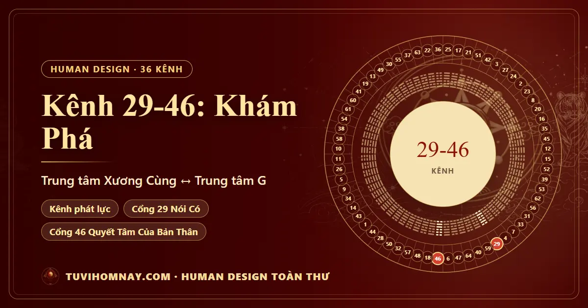 Kênh 29-46: Khám Phá — Human Design toàn thư