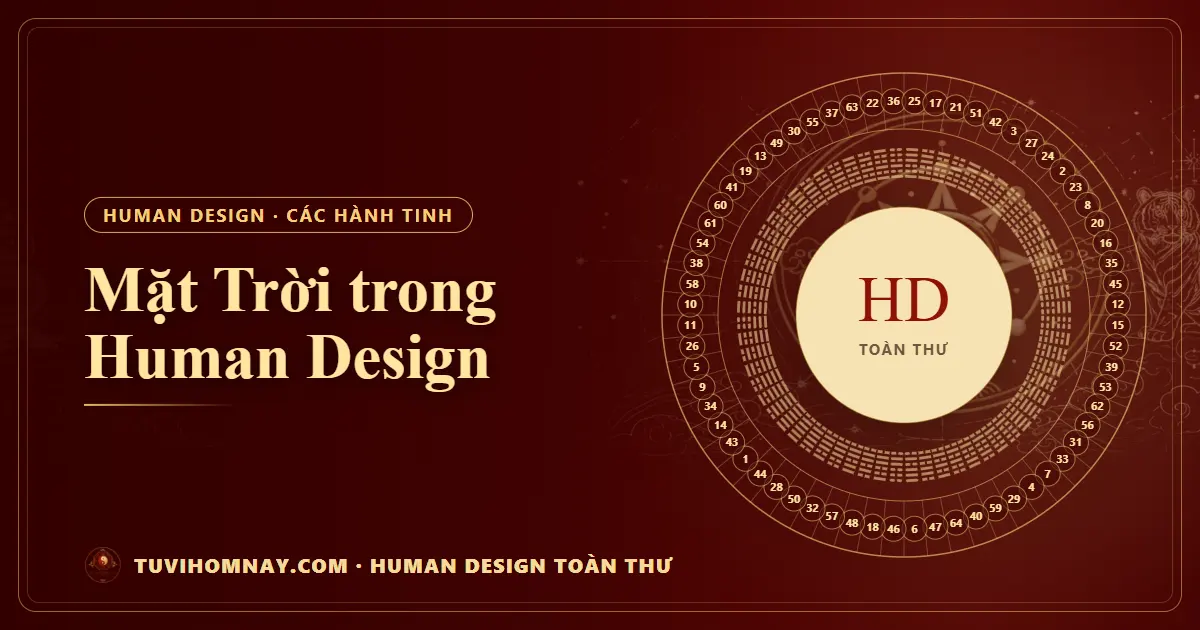 Mặt Trời trong Human Design — Human Design toàn thư