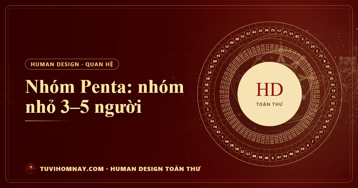 Nhóm Penta: nhóm nhỏ 3–5 người — Human Design toàn thư