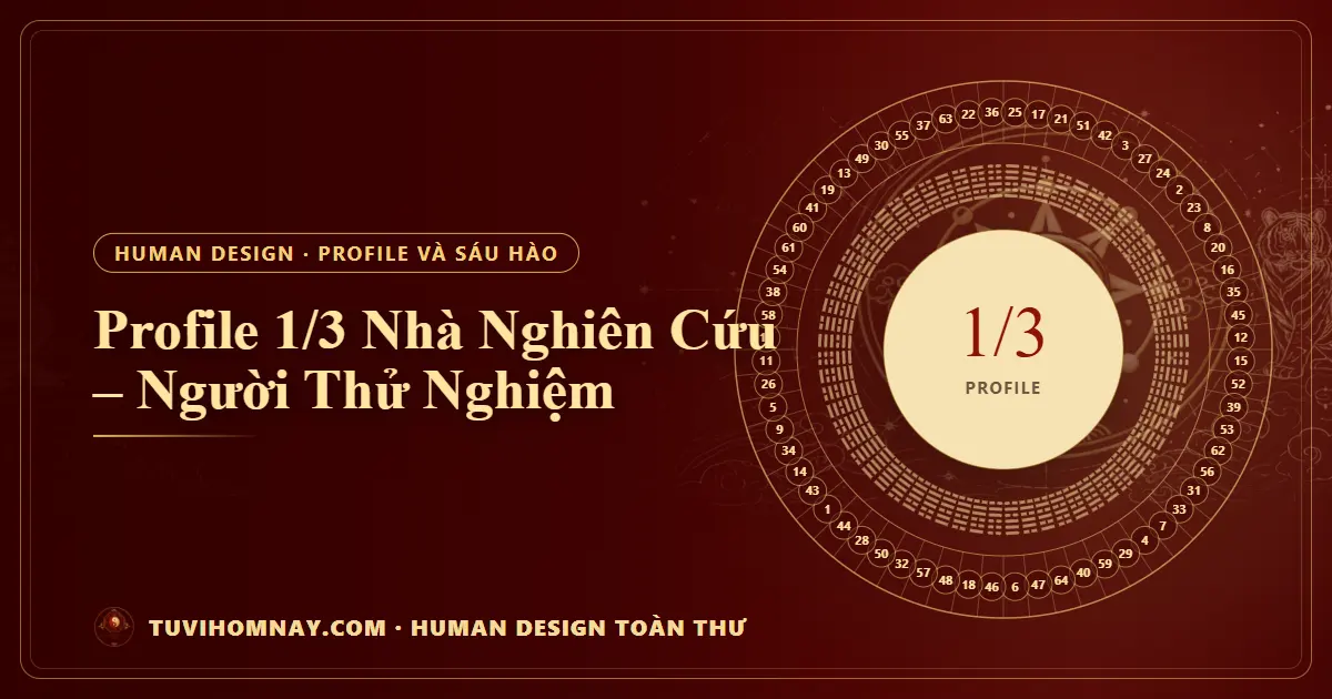 Profile 1/3 Nhà Nghiên Cứu – Người Thử Nghiệm — Human Design toàn thư