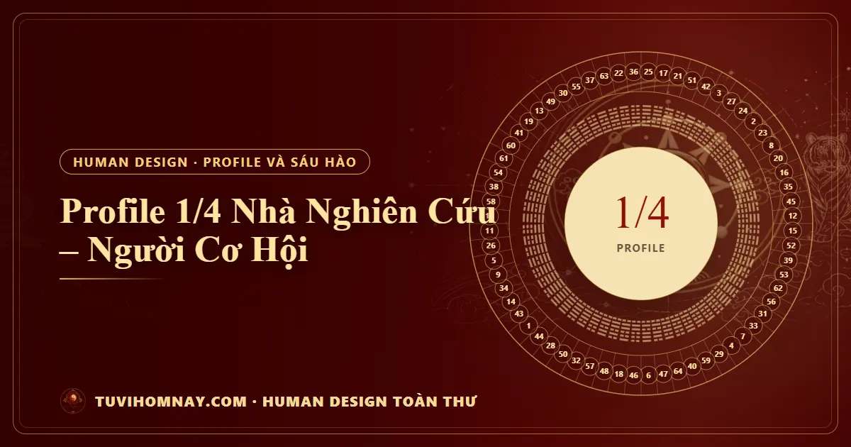 Profile 1/4 Nhà Nghiên Cứu – Người Cơ Hội — Human Design toàn thư