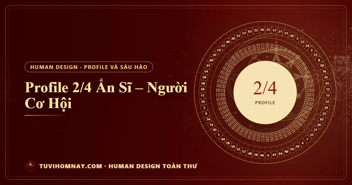 Profile 2/4 Ẩn Sĩ – Người Cơ Hội — Human Design toàn thư