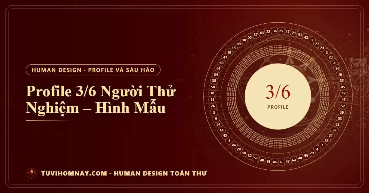 Profile 3/6 Người Thử Nghiệm – Hình Mẫu — Human Design toàn thư