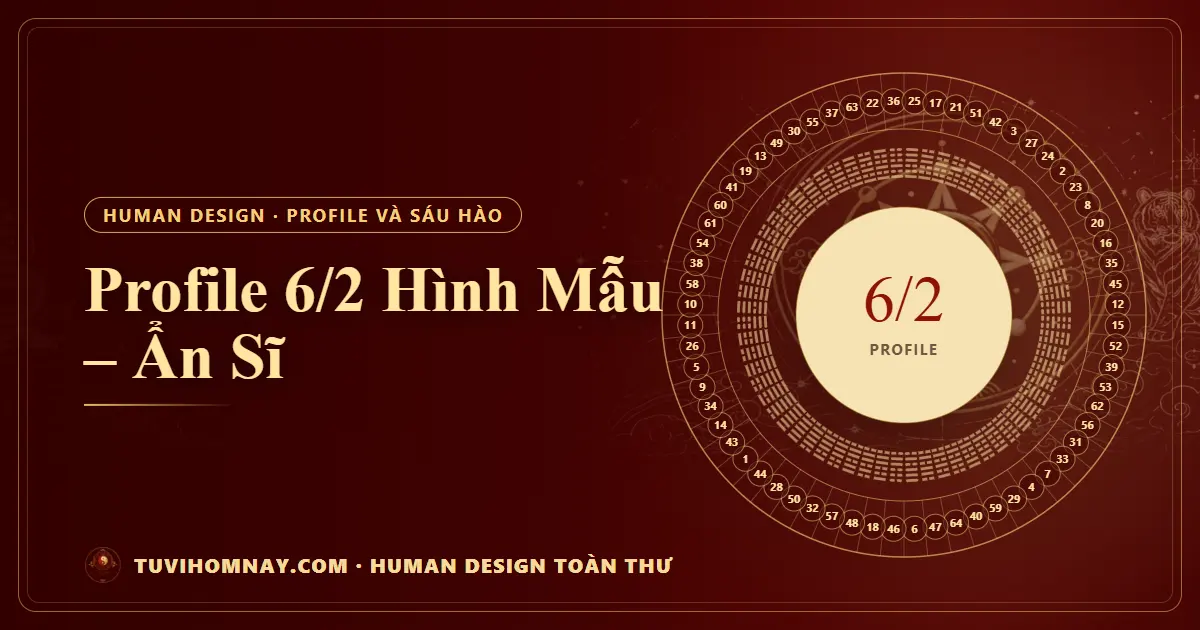 Profile 6/2 Hình Mẫu – Ẩn Sĩ — Human Design toàn thư