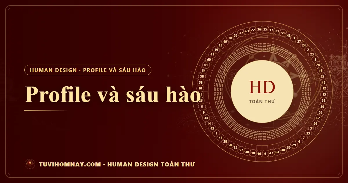 Profile và sáu hào — Human Design toàn thư