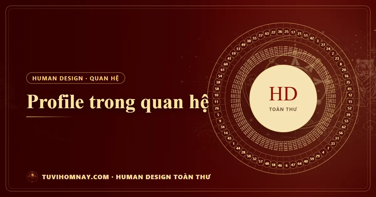 Profile trong quan hệ — Human Design toàn thư