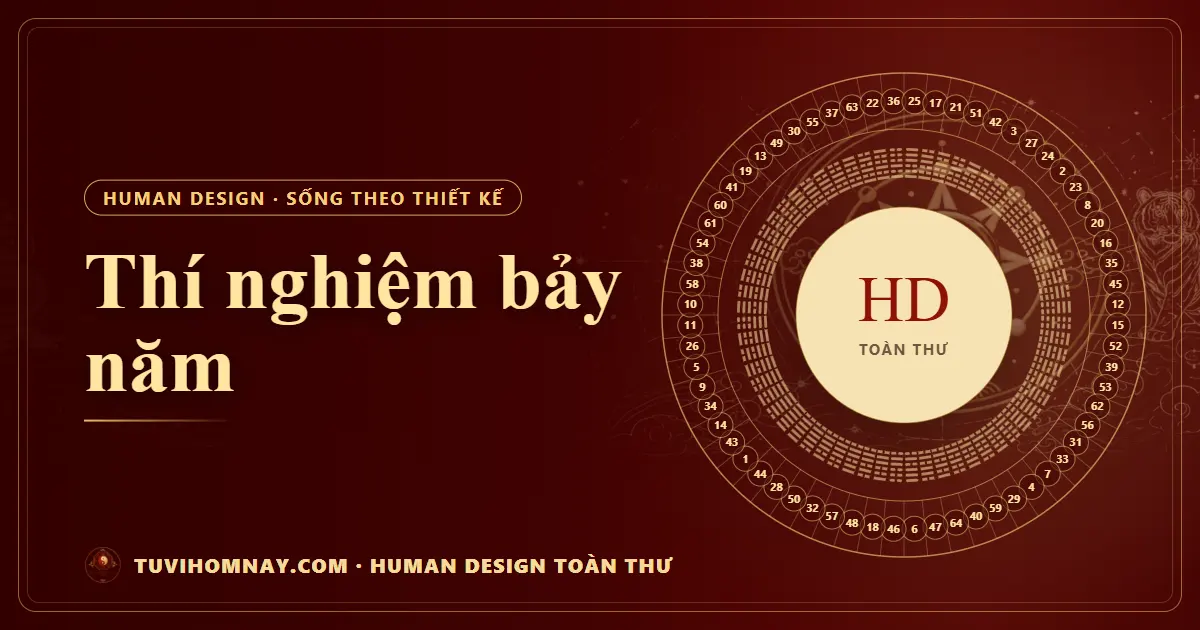 Thí nghiệm bảy năm — Human Design toàn thư