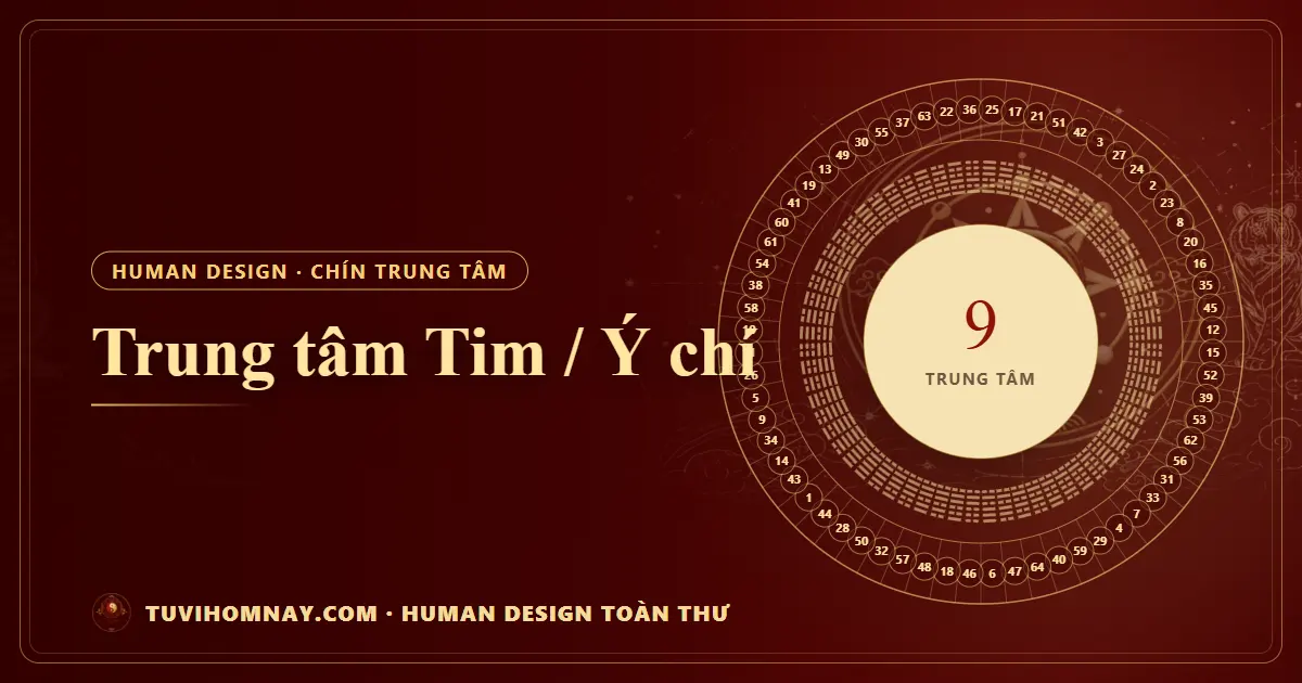 Trung tâm Tim / Ý chí — Human Design toàn thư